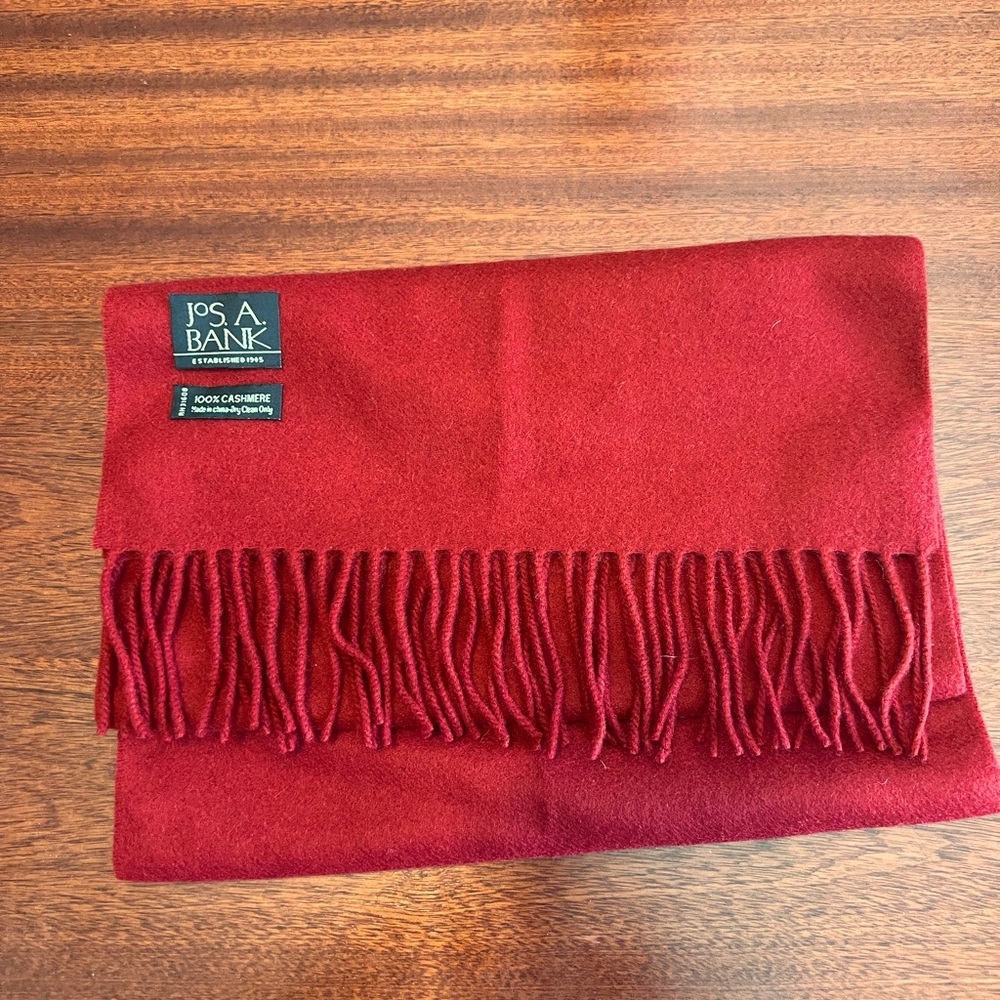Jos.A.Bank scarf. 100% cashmere.